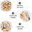 3 Pairs Crown Shape Curtain Hooks, Wall Hooks for Home Decor 4