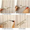 Pxcl Metal Curtain Tiebacks with U Wall Hooks - 4 Pack (Bronze) 5