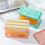 Multifunctional Foam Soap Box Foam Storage Box Roller Foam Soapdish Hands-Free Laundry Tool Green 5