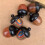 Unscrewable Pine Cone Hazelnut DIY Accessories Pendant Keychain Storage Small Box Red Model 5