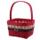 Christmas Basket Hand-Woven Fruit Storage Organizer with Handle 3