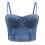 1Blau Denimweste Damen Ärmellos Sommermode 1