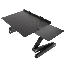 Laptop Halter Aus Aluminium, Klappbar, Mit Kühlfunktion Schwarz