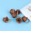 Ensemble de 6 mini paniers en bambou faits main pour enfants. 5