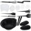 1Set Schwarzes Haarfärbe Kit Mit Und Mischungsschalen 1