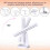 21 LED Triptych Magnifying Makeup Mirror, 10X/3X/2X Touch Screen, Dual Power Supply, 180 Adjustable 5
