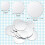 40 Pack Mini Round Adhesive Mirror Tiles for Craft, Small Round Craft Mirrors 2