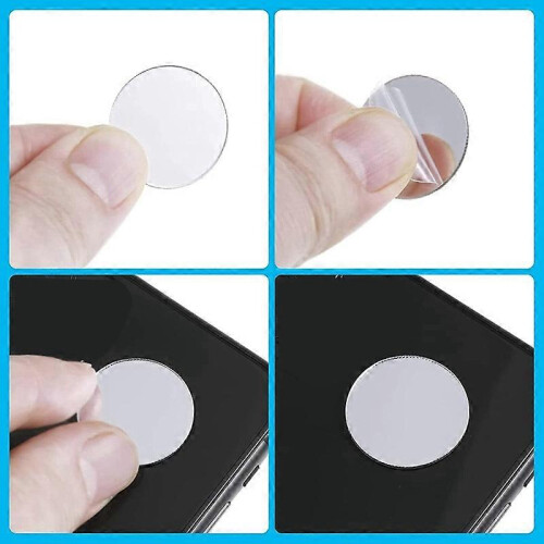 40 Pack Mini Round Adhesive Mirror Tiles for Craft, Small Round Craft Mirrors 2