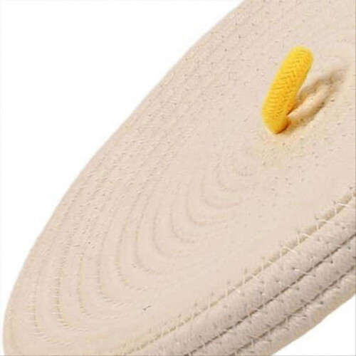 1 Pack Small Woven Cotton Rope Storage Basket with Lid Organizer Set 1