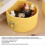 1 Pack Small Woven Cotton Rope Storage Basket with Lid Organizer Set 4