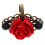 1Stk Eleganter Retro Ring Mit Roter Fingerschmuck 5
