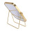 Miroir de coiffeuse avec support en métal, kit de miroir de table pivotant 3
