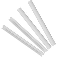 4 st rörhylsor radiatorrörskydd 15 x 200 mm PVC elegant modern slang varmvattenberedare dekorativ
