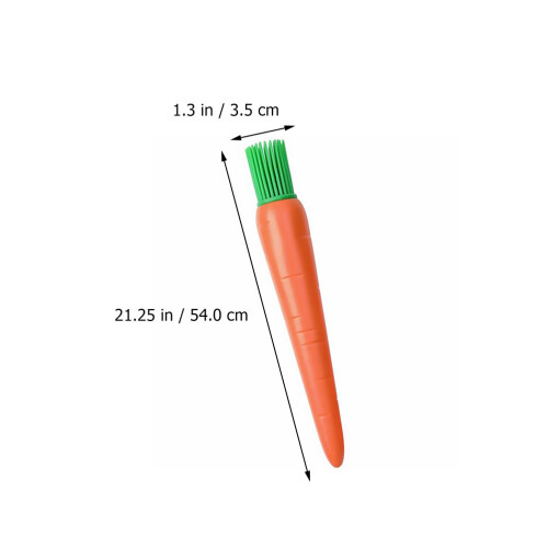 1Ppcarrot Silikon Grillen Backen Haushalt Orange 1