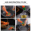 1Ppcarrot Silikon Grillen Backen Haushalt Orange 4