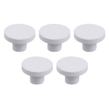5Stk Keramik Coral Frag Holder Bases Weiß Für Fischbecken Zubehör