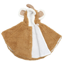 1Stk Kuscheliger Baby Umhang Warm Für Kinder Unisex Khaki
