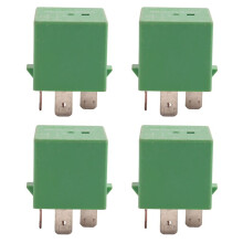 4X 12V 35A 5 Pins Cooling Radiator Fan Relay Green 6547TX for 206 207 306 307 406 407 807