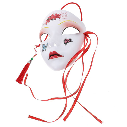 Party-Gesichtsmaske Mit Chinesischem , Haltbar, Bunt,