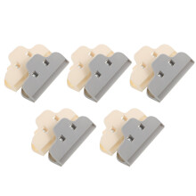 10Stk Leichte Verpackungs Clips Beige Für Snacks Und Lebensmittel