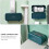 1Stk Kabelorganizer Box Wandmontage ABS Schutz Für Kabel 6