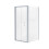 NES Home Bi-Fold Folding 760 x 760mm Glass Door with Frameless Side Panel Tray 7