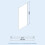 NES Home Bi-Fold Folding 760 x 760mm Glass Door with Frameless Side Panel Tray 9
