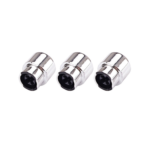 3Stk Gitarren Zubehör Toggle-Schalterknöpfe Silber Metall