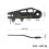 Front Swing Arm for  A1 Electric Scooter Front Suspension Control Arm Front Wheel Swing Arm Bracket Right 7