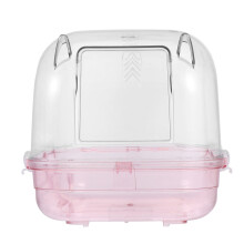 1Hamster Sandbad Transparent Kreative Haustierbadewanne