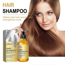 Eelhoe Rosemary Shampoo Clean Hair Oil Control Fluffy Refreshing Nourishing Hair Root Anti-Drop Soft Shampoo