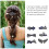 6Stk Legierungs Haarschmuck Mit Bunten 6