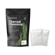 Houkea Bamboo Charcoal Foot Patches Gently Clean Your Feet for Daily Use, Protect Your Body And Sleep. Bamboo Charcoal Foot Care Patches