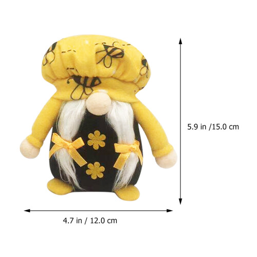 2Stk Plüsch Bee Gnome Puppen Für Wohnzimmer & Kinder 1