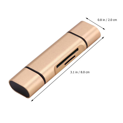 1USB 3.0 Reader Dual Slot Adapter Für Laptop Smartphone 1
