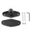 Aluminum Grab Bar Clamp Mount Base with 1.5''  for  1.5 Inch and  Double Socket Arm 10