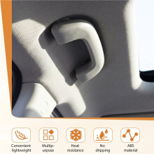 Roof Handle Grab Grip 74603-0K070-B0 for Hilux Revo Fortuner 2015-2024 (Grey)