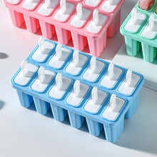 Stampo in silicone per ghiaccioli, 12 cavità, blu, fai da te, vassoio per ghiaccioli, stampo per gelato da congelatore