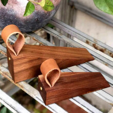 Türstopper aus Holz im nordischen Stil, massives Walnussholz, kreatives Türstopper-Werkzeug