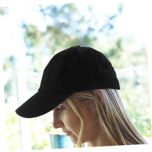 Schwarze Baseballkappe für Damen und Herren, Outdoor-Sonnenhut, lässiger Schirmhut
