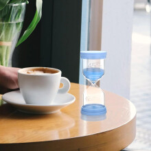 Haushalts-Sanduhr, zierliche Glas-Sanduhr, Tischdekoration für Geburtstage und als Schmuck