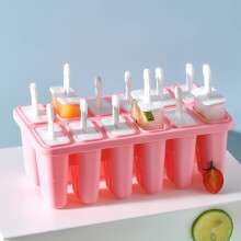 Stampo in silicone per ghiaccioli, 12 cavità, rosa, fai da te, vassoio per ghiaccioli, stampo per gelato da congelatore