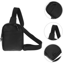 Brusttasche für Herren, leichte Umhängetasche mit verstellbarem Gurt für Outdoor-Sport und Reisen