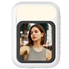 Selfie-Monitorbildschirm Magnetisch mit Fülllicht, Telefonrückspiegelung, Rückkamera für Live-Streaming, Vlogging, Videoaufnahme