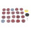 203Pcs Polierschleifpapier 50mm 3