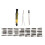 45-in-1-Kombinations-Bit-Set, CV-Stahl 21