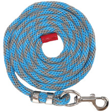 Pferdeleine geflochten 4m Blau
