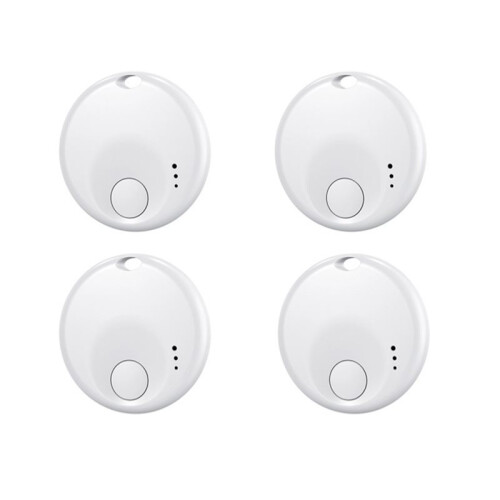 GPS Tracker for Android for  Find My Wearable Airtag Device for Car and Personal Tracking White