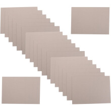 20 Stück verdickte, handgefertigte, graue Kartonplatten für DIY-Bastelarbeiten, dickes Papier