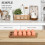 Eierablage aus Holz mit 12 Löchern, minimalistisches Design, ideal für die Arbeitsplatte 1